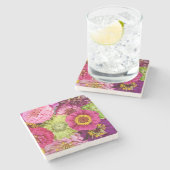 Dessous-de-verre En Pierre Dessous de verre de Marble Zinnia (Côté)
