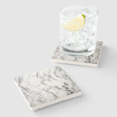 Dessous-de-verre En Pierre Dessous de verre de marbre (Côté)