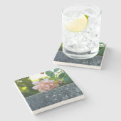 Dessous-de-verre En Pierre Dessous de verre de marbre roses de repos (Côté)