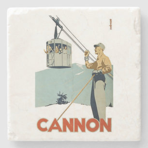 Dessous-de-verre En Pierre Dessous de verre de montagne de canon