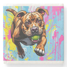 Dessous de verre de peinture de plaque