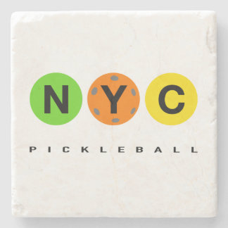 Dessous-de-verre En Pierre Dessous de verre de Pickleball NYC v1