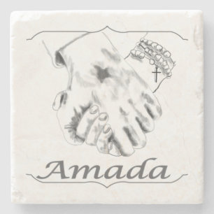 Dessous-de-verre En Pierre Dessous de verre de pierre "Amada"