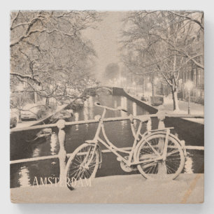 Dessous-de-verre En Pierre Dessous de verre de pierre d'Amsterdam dans la nei