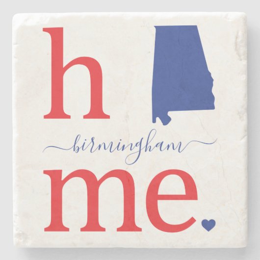 Dessous-de-verre En Pierre Dessous de verre de pierre de l'Alabama (Devant)