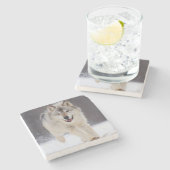 Dessous-de-verre En Pierre Dessous de verre de Pierre de loup (Côté)