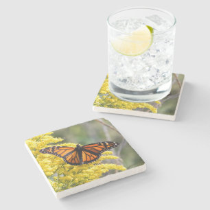 Dessous-de-verre En Pierre Dessous de verre de pierre de papillon de monarque