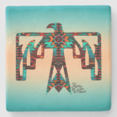 Dessous-de-verre En Pierre Dessous de verre de pierre de Thunderbird Tribal (Devant)