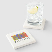 Dessous-de-verre En Pierre Dessous de verre de pierre du Maracibo Venezuela (Côté)