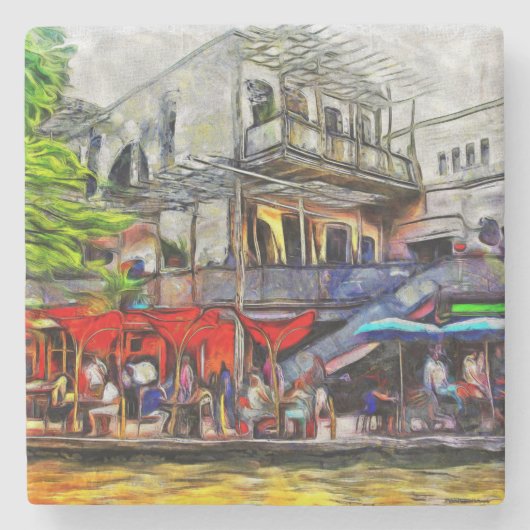 Dessous-de-verre En Pierre Dessous de verre de San Antonio (Devant)