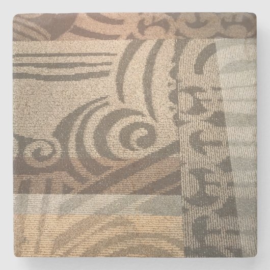 Dessous-de-verre En Pierre Dessous de verre de tapis de Nashville (Devant)