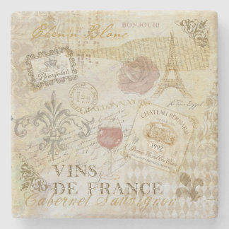 Dessous-de-verre En Pierre Dessous de verre de Vins De France II