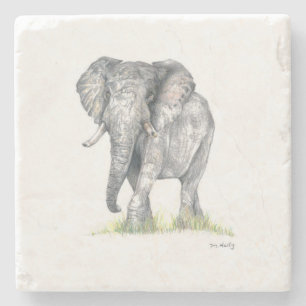 Dessous-de-verre En Pierre Dessous de verre d'éléphant