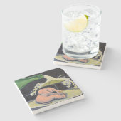 Dessous-de-verre En Pierre Dessous de verre d'éléphant rose (Côté)