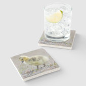 Dessous-de-verre En Pierre Dessous de verre d'oie de bébé (Côté)