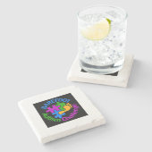 Dessous-de-verre En Pierre Dessous de verre du Défi de l'autisme (Côté)