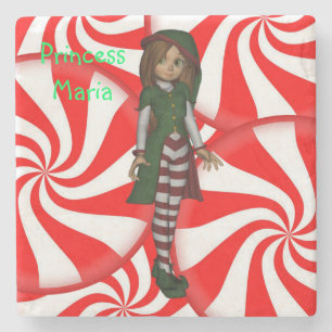 Dessous-de-verre En Pierre Dessous de verre Elf Marble Pierre Noël