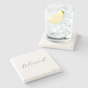 Dessous-de-verre En Pierre Dessous de verre en marbre bénit