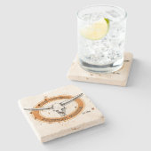 Dessous-de-verre En Pierre Dessous de verre en pierre (Côté)