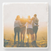 Dessous-de-verre En Pierre Dessous de verre en pierre arrondi encadré (Devant)