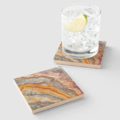 Dessous-de-verre En Pierre dessous de verre en pierre d'âge 3 D (Côté)