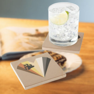 Dessous-de-verre En Pierre Dessous de verre en pierre de coeur de la Fierté d