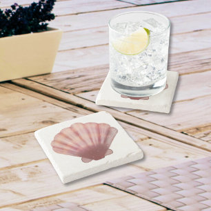 Dessous-de-verre En Pierre Dessous de verre en pierre de coquillage rose past