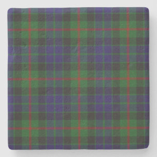Dessous-de-verre En Pierre Dessous de verre en pierre de Gunn Clan Tartan