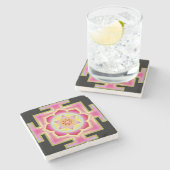 Dessous-de-verre En Pierre Dessous de verre en pierre de Lakshmi yantra (Côté)