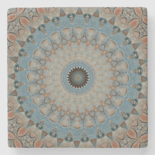 Dessous-de-verre En Pierre Dessous de verre en pierre de Mandala
