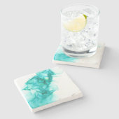 Dessous-de-verre En Pierre Dessous de verre en pierre de marbre (Côté)