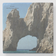 Dessous de verre en pierre de marbre