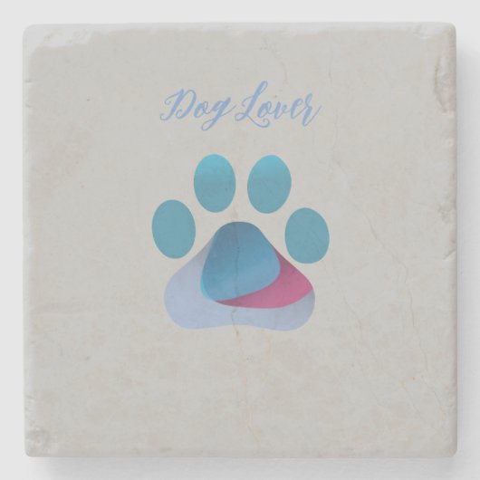 Dessous-de-verre En Pierre Dessous de verre en pierre de marbre (Devant)