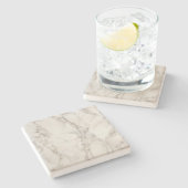 Dessous-de-verre En Pierre Dessous de verre en pierre de marbre (Côté)