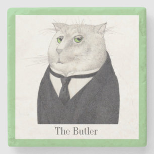 Dessous-de-verre En Pierre DESSOUS DE VERRE en pierre de marbre de BUTLER CAT