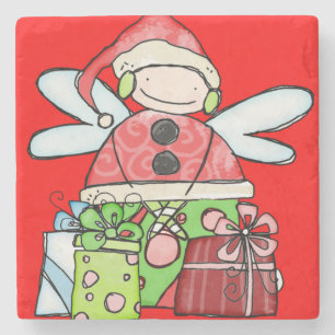 Dessous-de-verre En Pierre Dessous de verre en pierre de marbre de Noël du Pè