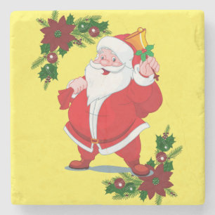 Dessous-de-verre En Pierre Dessous de verre en pierre de marbre de Noël, Père