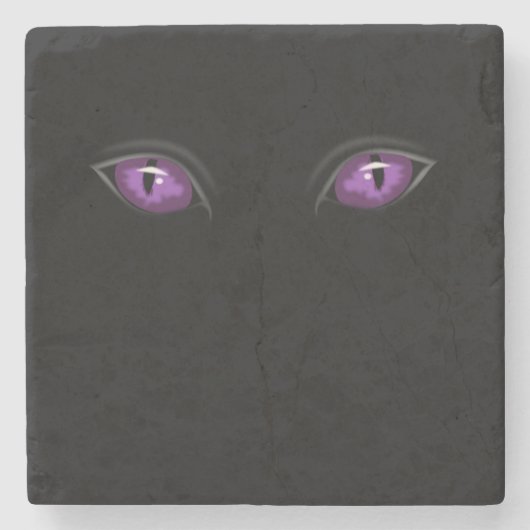 Dessous-de-verre En Pierre Dessous de verre en pierre de marbre d'Halloween (Devant)