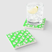 Dessous-de-verre En Pierre Dessous de verre en pierre de marbre Halloween (Côté)