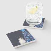 Dessous-de-verre En Pierre Dessous de verre en pierre de marbre Noël (Côté)