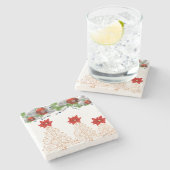 Dessous-de-verre En Pierre Dessous de verre en pierre de marbre Noël (Côté)