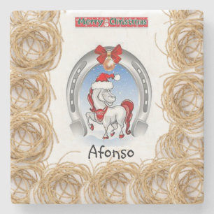 Dessous-de-verre En Pierre Dessous de verre en pierre de marbre rose Noël