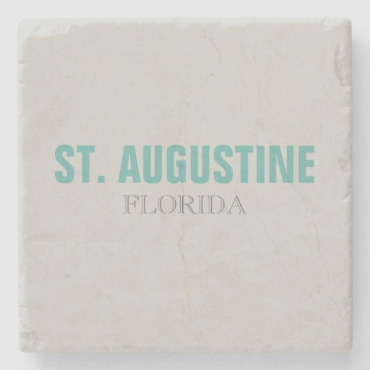 Dessous-de-verre En Pierre Dessous de verre en pierre de style plage de St. A (Devant)