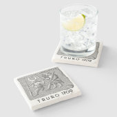 Dessous-de-verre En Pierre Dessous de verre en pierre de Truro 1709 (Côté)