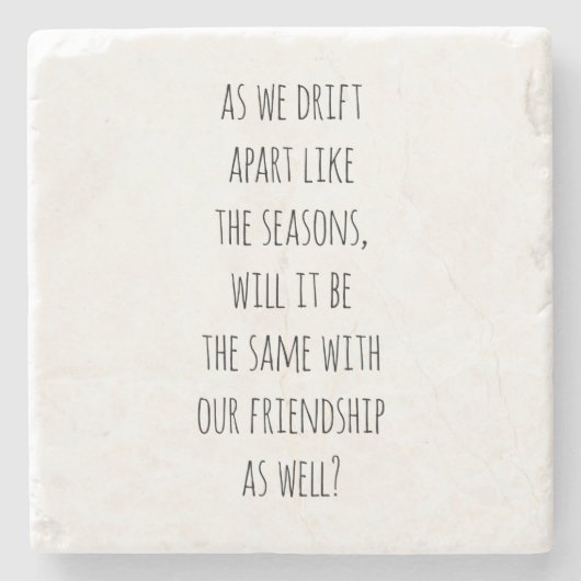 Dessous-de-verre En Pierre Dessous de verre en pierre dérive (Devant)