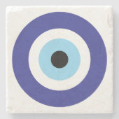 Dessous-de-verre En Pierre Dessous de verre en pierre Evil Eye Blue Mati (Devant)
