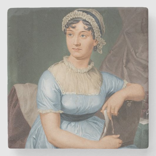 Dessous-de-verre En Pierre Dessous de verre en pierre Jane Austen (Devant)