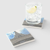 Dessous-de-verre En Pierre Dessous de verre en pierre Tour Eiffel - Customise (Côté)