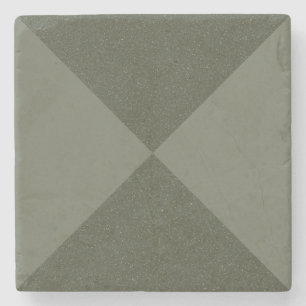 Dessous-de-verre En Pierre Dessous de verre en pierre vert mousse géométrique