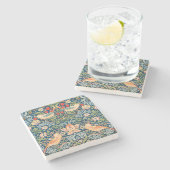 DESSOUS-DE-VERRE EN PIERRE DESSOUS DE VERRE EN PIERRE : WILLIAM MORRIS : STRA (Côté)